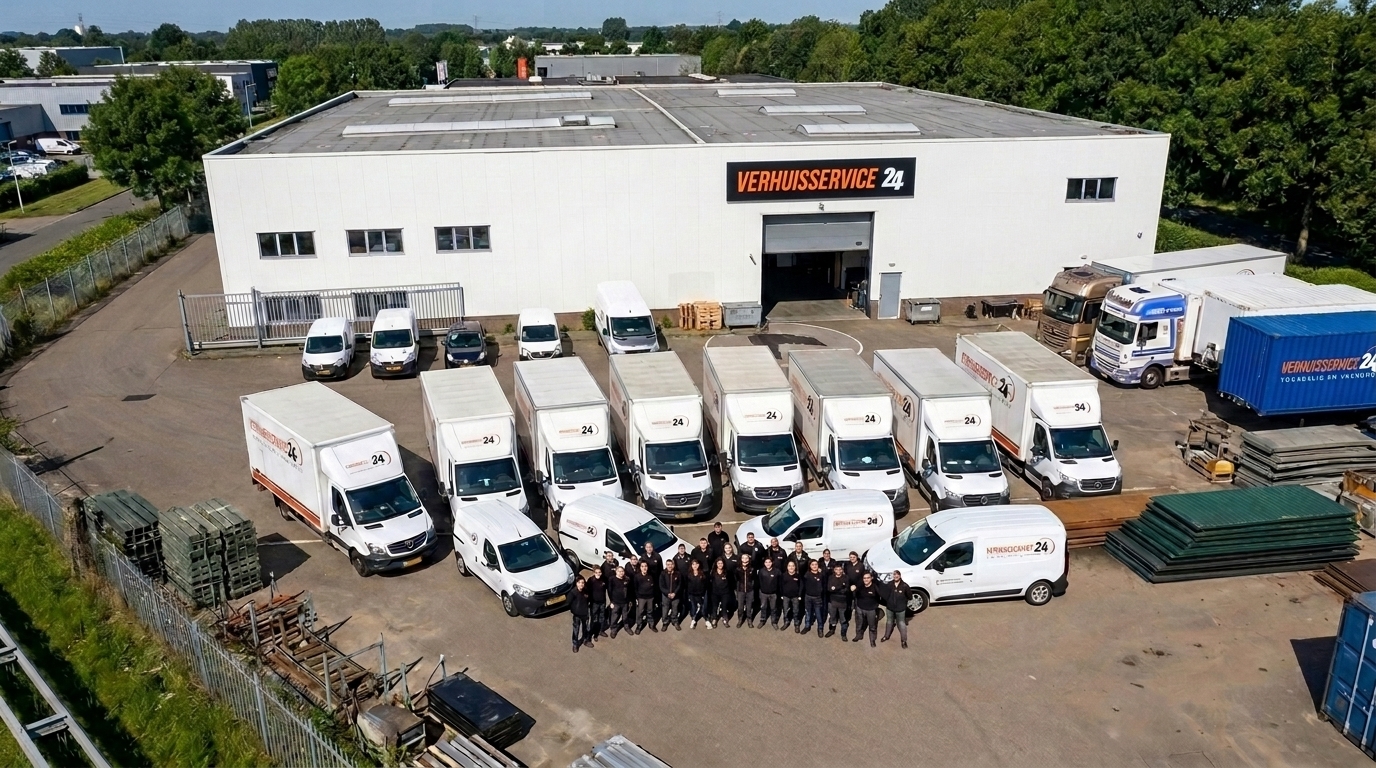 Het eigen pand en de vloot van Verhuisservice24